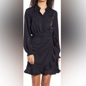 Lilly Pulitzer Black Wrap Dress